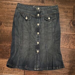 Mermaid Denim Skirt